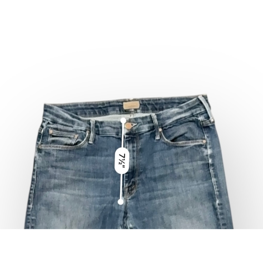 MOTHER Women’s The Looker Ankle Can’t Leave It Alone Wash Cropped Raw Hem 30 - Picture 4 of 12